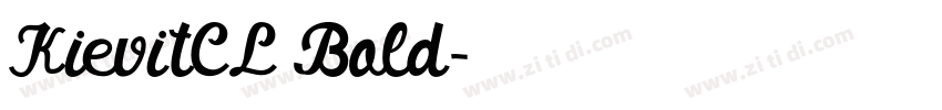 KievitCL Bold字体转换 KievitCL Bold字体转换